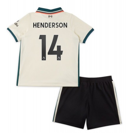 Fußballtrikots Liverpool Henderson 14 Kinder 2021-2022 Kurzarm Auswärts-trikot kaufen 